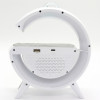 Лампа-нічник із бездротовою зарядкою, Bluetooth-колонкою і RGB LED-підсвіткою 15 Вт + дискокуля, YN-2366