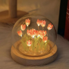 Нічник світлодіодний тюльпани вмілі ручки Spherical lamp HA-42, Лампа-тюльпан DIY Нічник-тюльпан