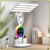 Настільна LED-лампа з 4 панелями, вентилятором і дисплеєм KRX-104
