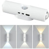 Настінна LED-лампа NS-02 • Декоративний RGB-світильник NS-02 з датчиком руху для інтер’єрного підсвічування