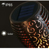 Водонепроникний ліхтар 52 см з ефектом полум'я Solar flame led light sensor activated