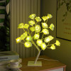 Светодиодная настольная лампа в виде цветка розы (NNG-04) (24 LED (теплый свет) 220V)