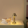Настільна лампа металева з акумулятором Table Lamp Настільна сенсорна LED-лампа