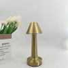 Настільна лампа металева з акумулятором Table Lamp Настільна сенсорна LED-лампа
