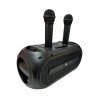 Портативна Bluetooth колонка ZQS4247 16Вт з 2 мікрофонами караоке USB TF FM AUX