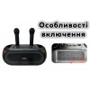Портативна Bluetooth колонка ZQS4247 16Вт з 2 мікрофонами караоке USB TF FM AUX
