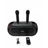 Портативна Bluetooth колонка ZQS4247 16Вт з 2 мікрофонами караоке USB TF FM AUX