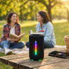 Портативная Bluetooth колонка JC-500 10 Вт с RGB LED подсветкой, аккумуляторная беспроводная мини-колонка