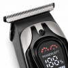 Машинка для стриження, 4 насадки, USB-C, Kemei KM-1675, Чорний/Акумуляторна машинка для стриження волосся