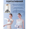 Портативный перкуссионный массажер-пистолет 24 Вт с 6 скоростями и 9 насадками для массажа мышц