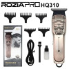 Тример чоловічий для вусів і бороди ROZIA HQ310 AND 6162-2 акумуляторний, чорний із сірим