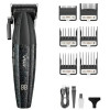 Акумуляторна машинка для стриження VGR V-640C BLACK, 6 насадок, LED-дисплей, 9000RPM