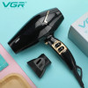Фен VGR V 423 Black/ Фен для сушіння та укладання волосся 2200W/ Фен 2 швидкості