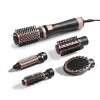 Фен щітка для волосся з обертовою щіткою (крутиться) з насадками для укладання волосся 5в1 DSP 1000W