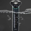 Акумуляторна електробритва водонепроникна, від USB, VGR V-310, Чорна/Бездротова бритва електрична