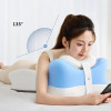 Голубая Подушка ортопедическая pillow-06 / Клинообразная подушка для сна из полиэстера / Ортопедическая подушка для поддержания те