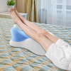 Голубая Подушка ортопедическая pillow-06 / Клинообразная подушка для сна из полиэстера / Ортопедическая подушка для поддержания те
