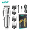 Машинка для стриження (clipper) VGR V-678 SILVER, 4 насадки