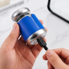 Чоловічий набір для гоління, від USB, 550 mAh, KM-3223, Синій/Акумуляторна машинка для бороди