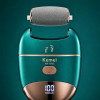 Электрическая терка для пяток, USB, Kemei KM-6865, Зеленая / Электрическая пила для ног / Электропемза от натоптышей, для педикюра