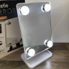 Компактне дзеркало з підсвіткою для макіяжу MCH Cosmetie Mirror 360 Rotation Angel з LED-підсвіткою для дому