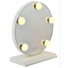 Дзеркало для макіяжу з LED-підсвіткою Led Mirror 5 LED JX-526 Білий