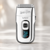 Бритва VGR V 332 Silver/ Шейвер сітковий на USB/Електробритва з подвійним лезом і тримером