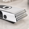 Бритва VGR V 332 Silver/ Шейвер сітковий на USB/Електробритва з подвійним лезом і тримером