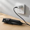 Машинка для стрижки, 3 насадки, USB-C, Kemei KM-2273, Чорний / Акумуляторна машинка для стрижки волосся / Бездротовий тример