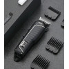 Машинка для стрижки волосся VGR V-683 LED-дисплей акумуляторна 4 насадки 10W Black
