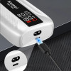 Беспроводная электробритва для мужчин, 1400мАч, от USB, Kemei T402, Серая / Бритва аккумуляторная / Электрическая бритва / Шейвер
