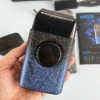 Електробритва шейвер з подвійним лезом, від USB, VGR V-377, Синя / Чоловіча електробритва акумуляторна