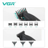 Набір для стрижки VGR 3 в 1 V-640 S3 BLACK, машинка для стрижки (clipper), триммер та електробритва (шейвер