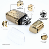 Бритва VGR V 336 Gold / Шейвер аккумуляторная с тройным лезвием / Электробритва 8500 об/мин