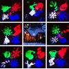 Вуличний лазерний проєктор із малюнками Festival Projection Lamp 12 pictures star shower