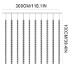 Гірлянда 200 Led зелена верба теплий білий SF-56