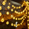 Вулична гірлянда від мережі 20 Led, 5 м, Білий/LED гірлянда кульки на дерево/Гірлянда світлодіодна