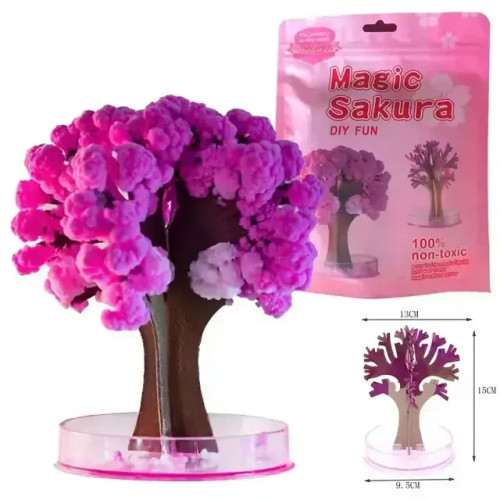 Чарівне дерево з паперу Сакура Magic Sakura Штучна квітка сакури