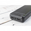 Повербанк KJ-P16 50000 mAh 5 В з ліхтариком портативний зарядний пристрій 20000mAh Чорний
