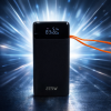 Портативная батарея KPG KPG-507 Power Bank 50000mAh 22.5W с цифровым дисплеем