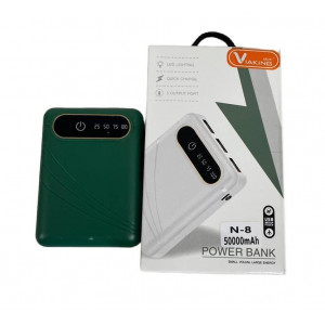 Зарядний пристрій Power Bank Viaking 50000 mAh N-8 Зелений