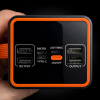 Повербанк MAXI 100,000 mAh с дисплеем, 4×USB, Type-C, MicroUSB + фонарик