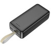 Повербанк Awei J111B 50000 mAh, 22.5W — портативний зовнішній акумулятор з швидкою зарядкою, 3 виходи, Li-Pol, чорний