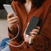 Повербанк Awei J111B 50000 mAh, 22.5W — портативний зовнішній акумулятор з швидкою зарядкою, 3 виходи, Li-Pol, чорний