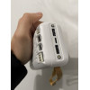 Повербанк Viaking 30000 mAh с солнечной панелью, 4 кабеля, Портативное зарядное устройство