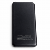 Зовнішній акумулятор Power bank 10000 mAh Lenyes PX162 компактний універсальний на 2 входи Чорний
