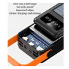 Power bank YM-635 400000mAh Solar Індикатор рівня заряду, для заряджання телефона з вбудованими кабелями