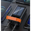 Power bank YM-635 400000mAh Solar Індикатор рівня заряду, для заряджання телефона з вбудованими кабелями
