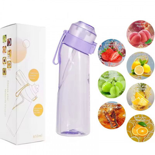 Спортивна пляшка Air Up Bottle/up air 7 смаків/картриджів у комплекті 650 мл Фіолетовий