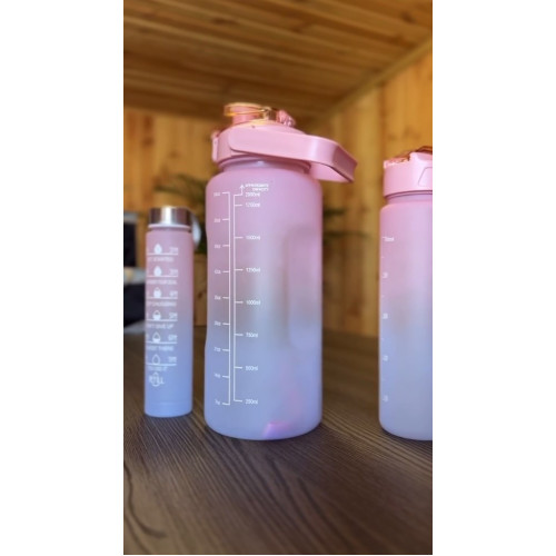 Набір Пляшок для води 3 в 1 об'ємом 2 літри, BOTTLE
